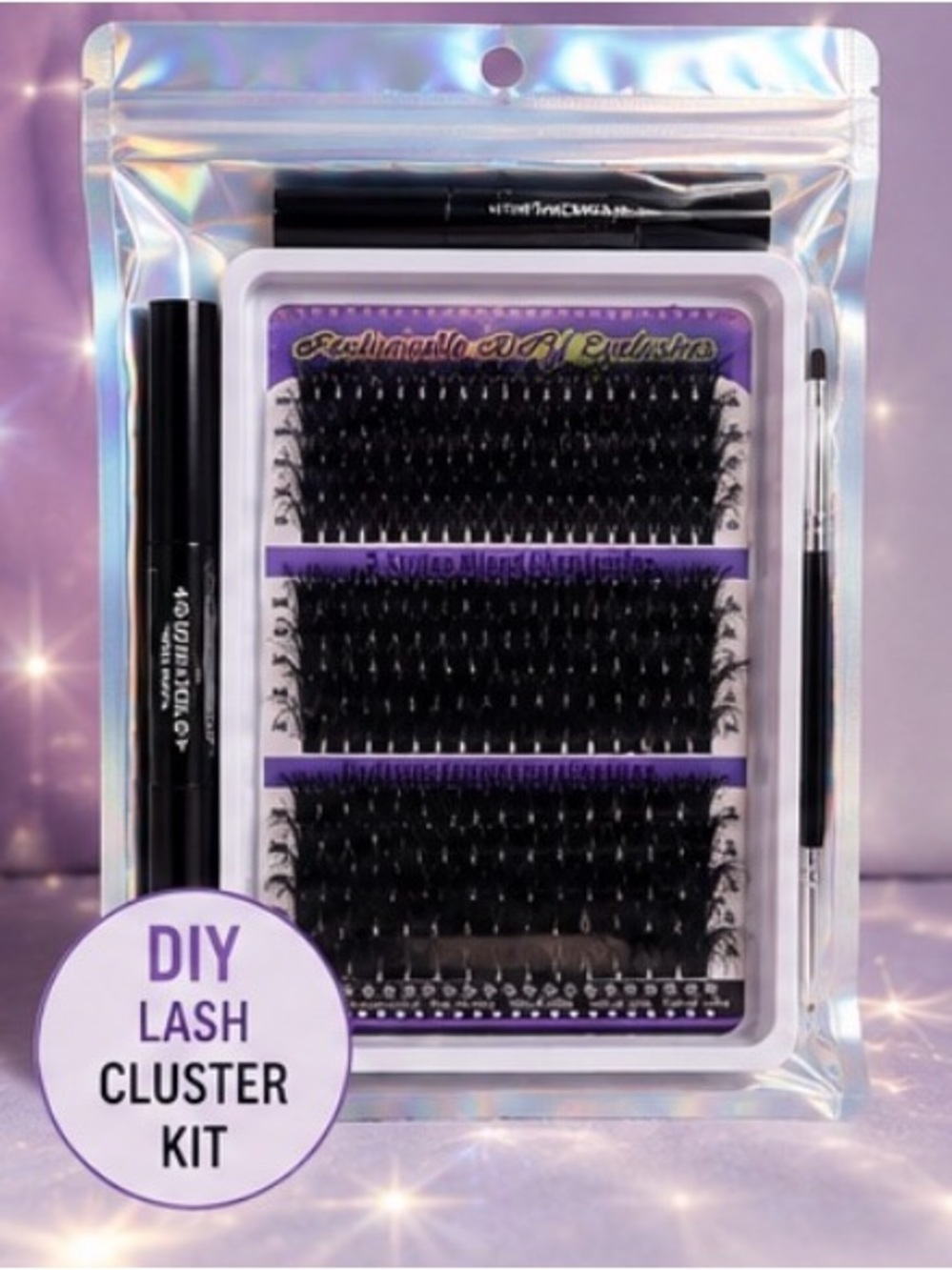 DIY Lash Cluster Kit - Black - Unbranded